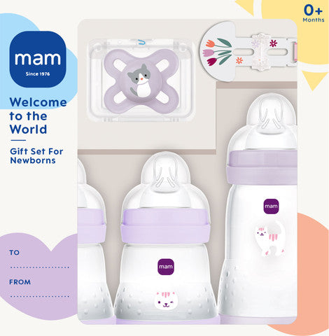 MAM ערכת מתנה ליולדת סגול