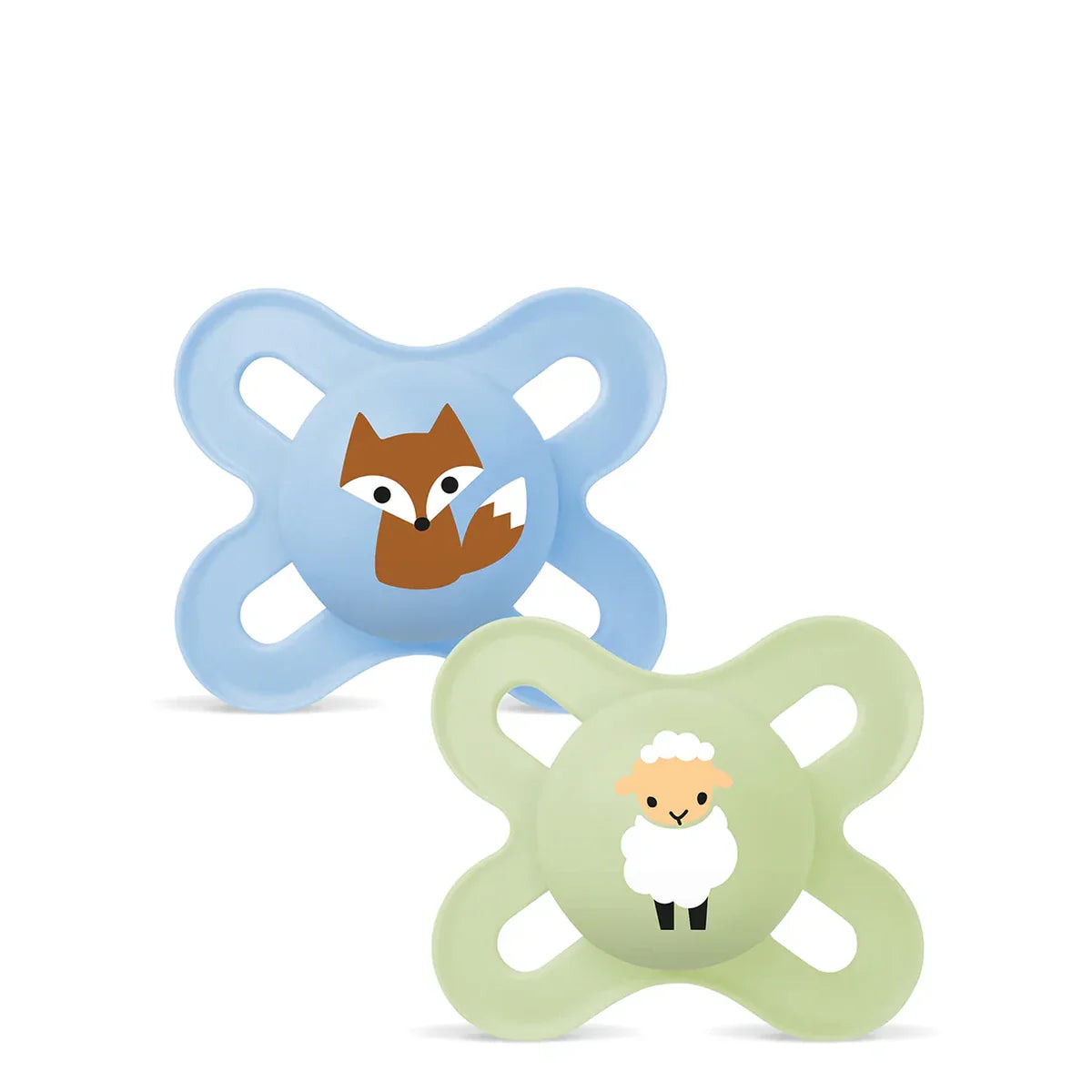 זוג מוצצי סיליקון 0-2 חודשים MAM Start