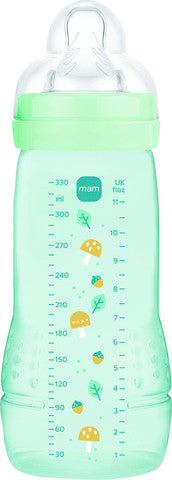 בקבוק מאמ עם פטמה 330 מ׳׳ל פטרייה טורקיז Mam