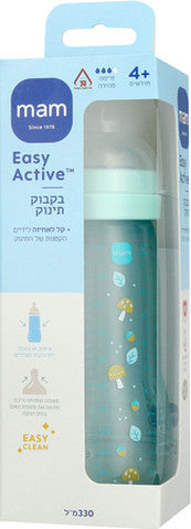 בקבוק מאמ עם פטמה 330 מ׳׳ל פטרייה טורקיז Mam