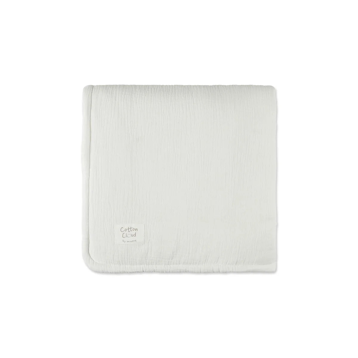שמיכת טטרה עם מילוי קטנה מיננה צבע שמנת Cotton cloud