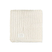 שמיכת פיקה גדולה צבע שמנת Cotton cloud מיננה