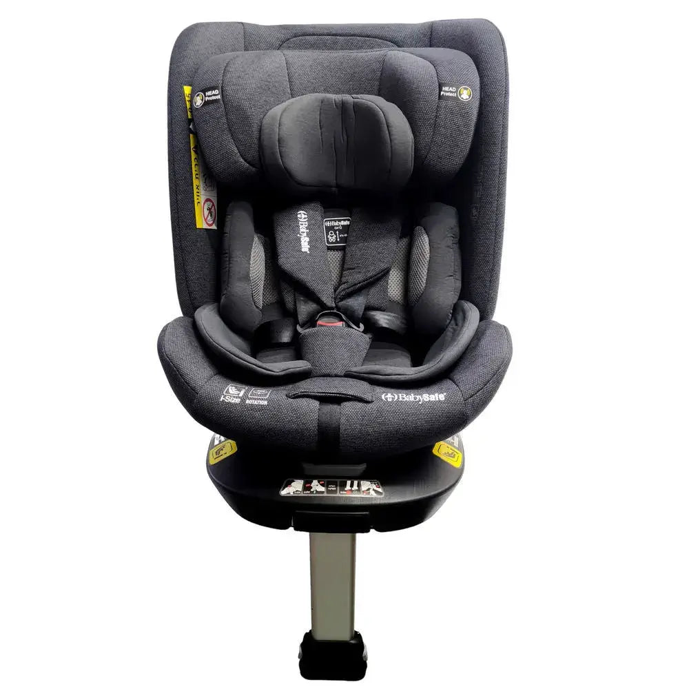 כיסא בטיחות Babysafe I-SIZE G412 - מסתובב 360º