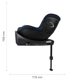 כסא בטיחות סייבקס Sirona G i-Size שחור ללא בסיס