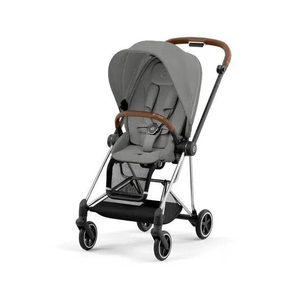 עגלה משולבת Cybex Mios 3 - שלד כרום / ידית חומה