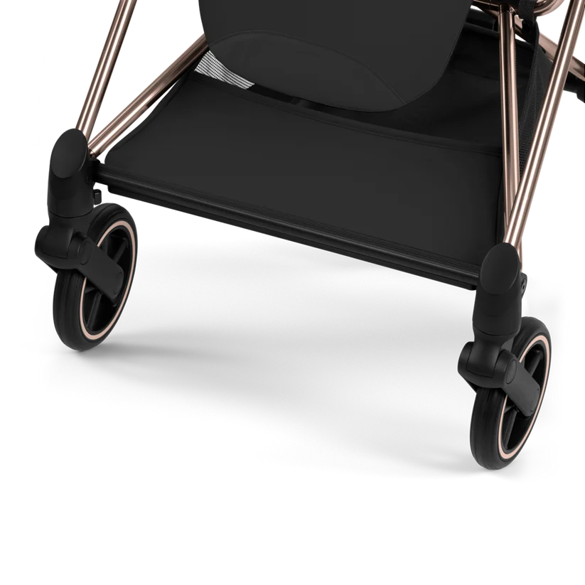 עגלת תינוק סייבקס Sepia Black Mios 4 שלדה רוזגולד