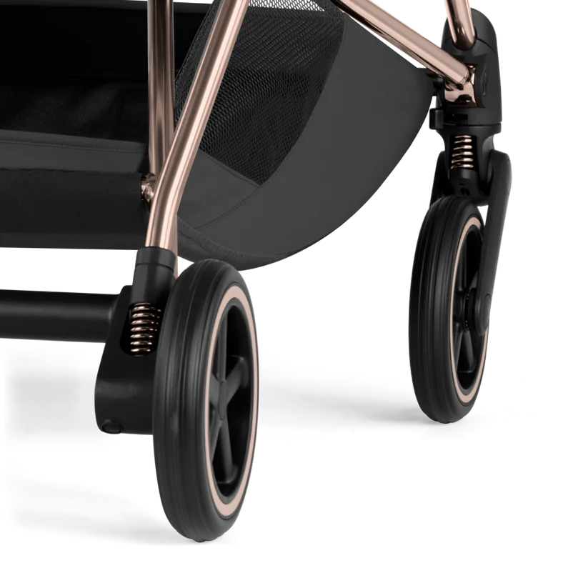 עגלת תינוק סייבקס Sepia Black Mios 4 שלדה רוזגולד