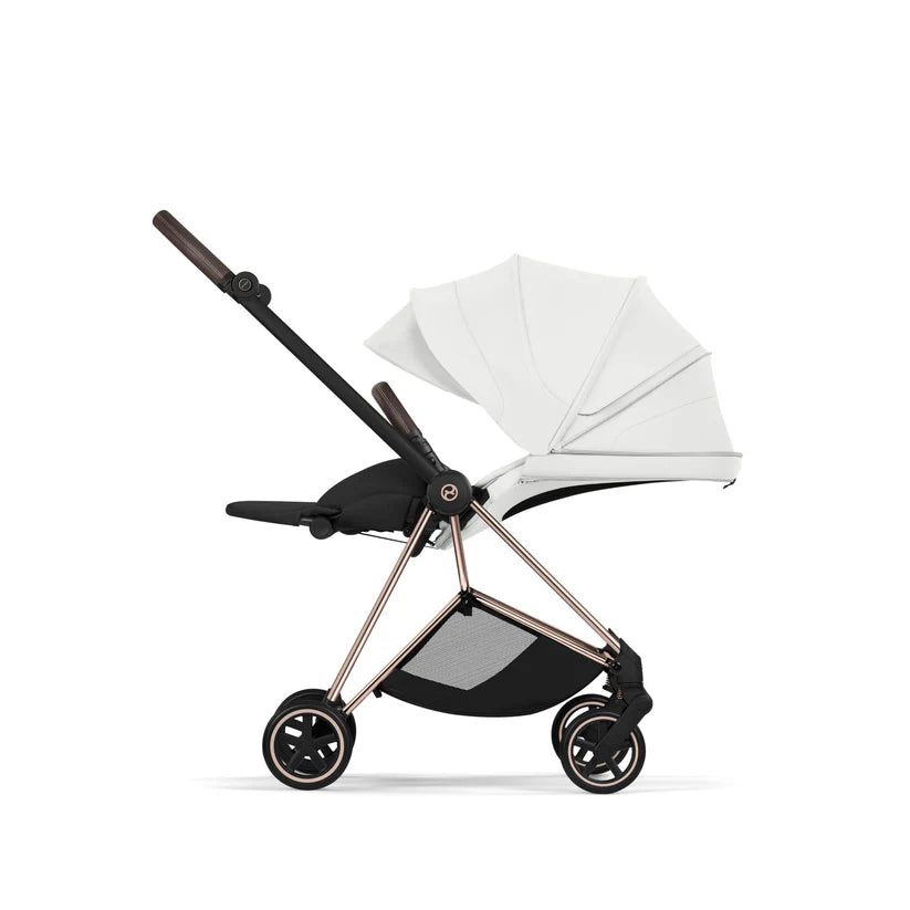 עגלת תינוק סייבקס Off White Mios 4 שלדה רוזגולד
