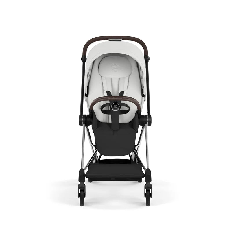 עגלת תינוק סייבקס Off White Mios 4 שלדה כרום חום