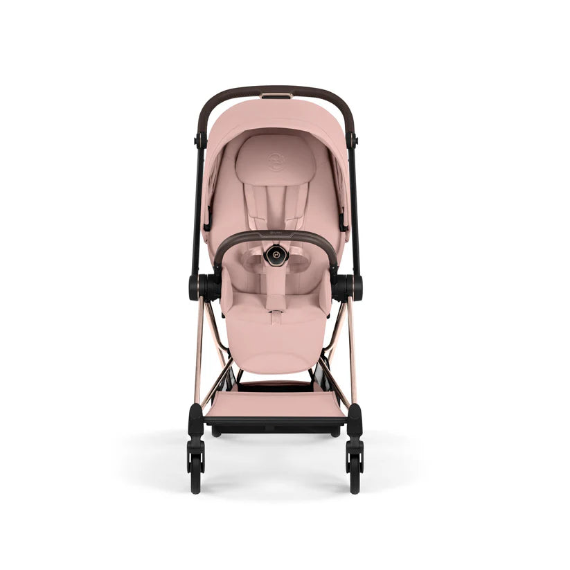 עגלת תינוק סייבקס Peach Pink Mios 4 שלדה רוזגולד