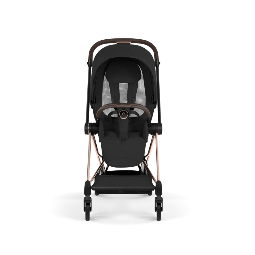 עגלת תינוק סייבקס Sepia Black Mios 4 שלדה רוזגולד