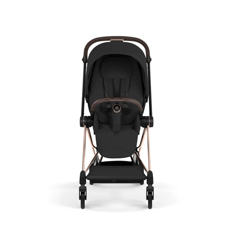 עגלת תינוק סייבקס Sepia Black Mios 4 שלדה רוזגולד