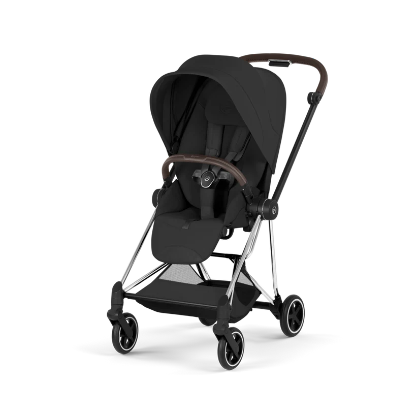 עגלת תינוק סייבקס Sepia Black Mios 4 שלדה כרום חום