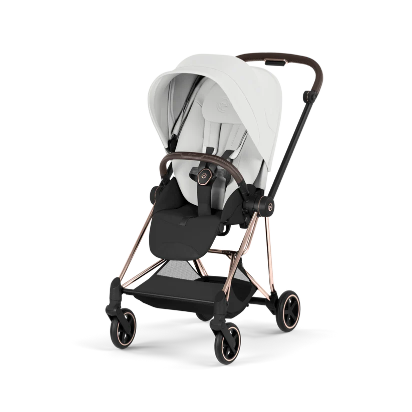 עגלת תינוק סייבקס Off White Mios 4 שלדה רוזגולד