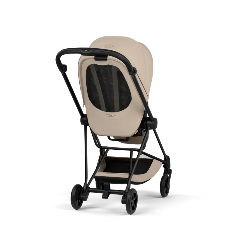עגלת תינוק סייבקס Cozy Beige Mios 4 שלדה שחור מט