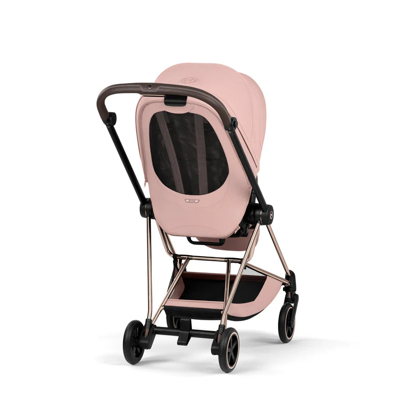 עגלת תינוק סייבקס Peach Pink Mios 4 שלדה רוזגולד