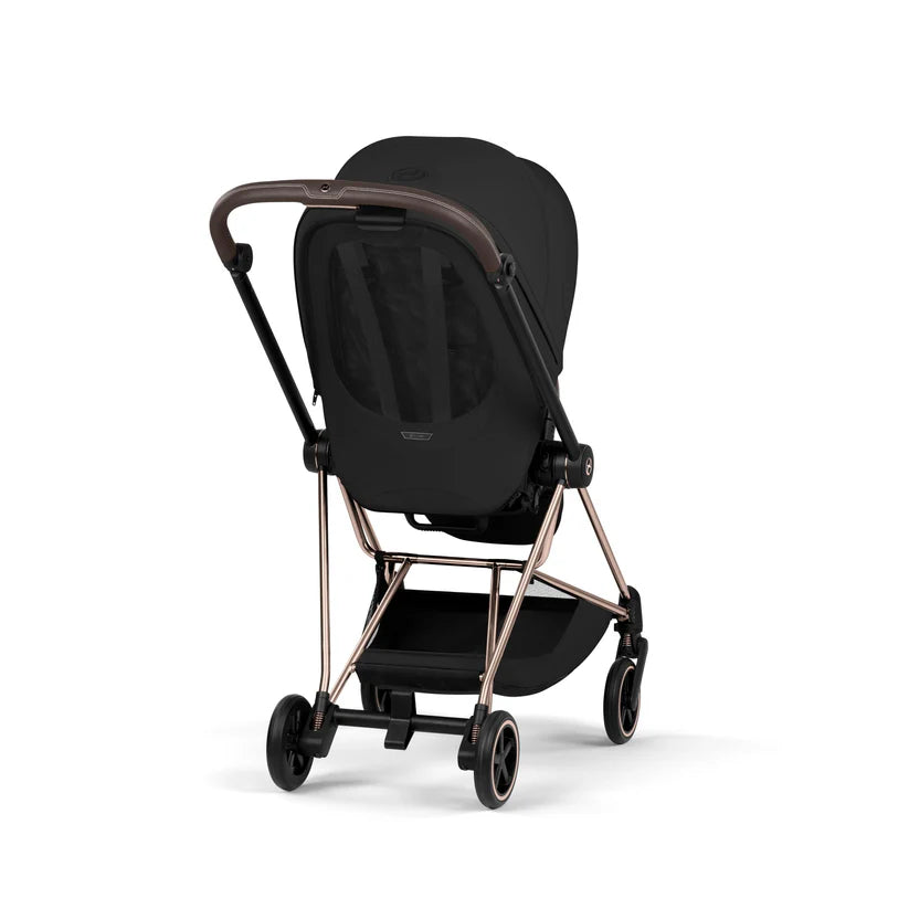 עגלת תינוק סייבקס Sepia Black Mios 4 שלדה רוזגולד