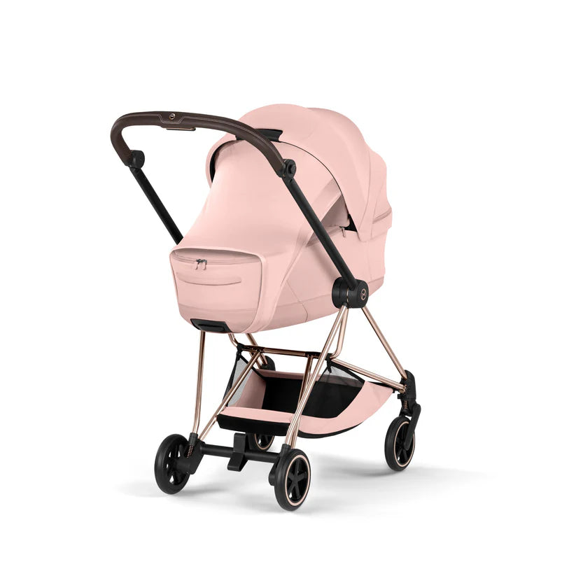 עגלת תינוק סייבקס Peach Pink Mios 4 שלדה רוזגולד