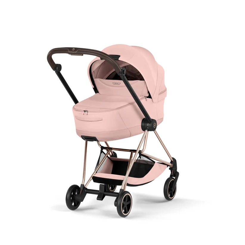 עגלת תינוק סייבקס Peach Pink Mios 4 שלדה רוזגולד