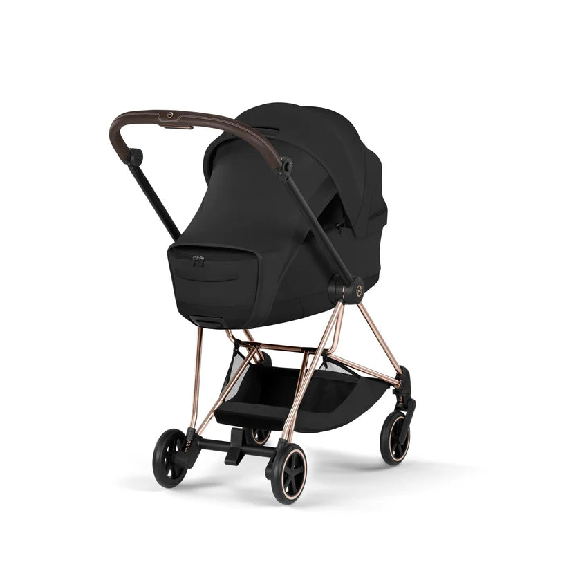 עגלת תינוק סייבקס Sepia Black Mios 4 שלדה רוזגולד