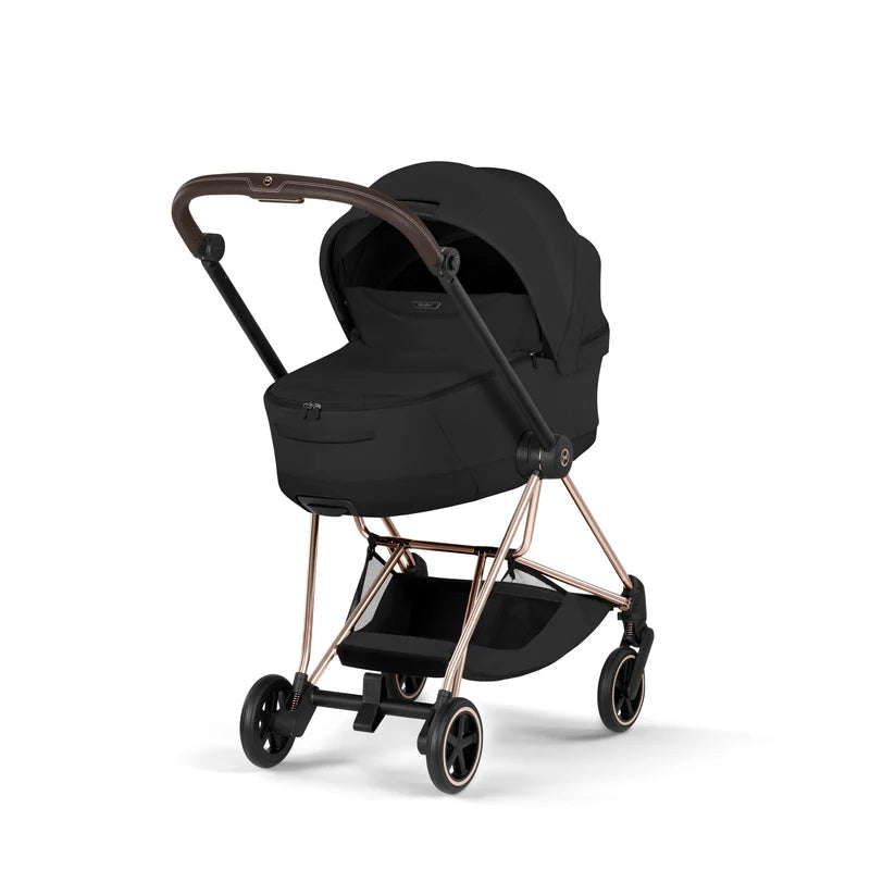 עגלת תינוק סייבקס Sepia Black Mios 4 שלדה רוזגולד