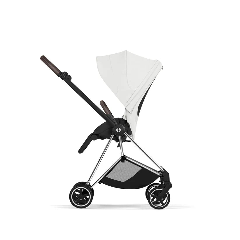 עגלת תינוק סייבקס Off White Mios 4 שלדה כרום חום