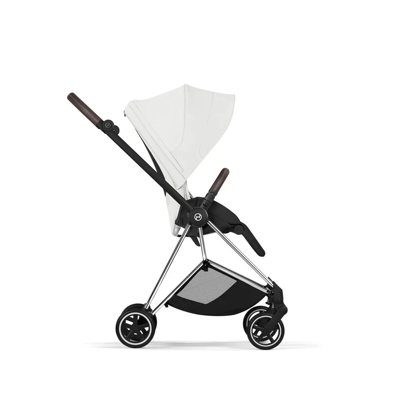 עגלת תינוק סייבקס Off White Mios 4 שלדה כרום חום