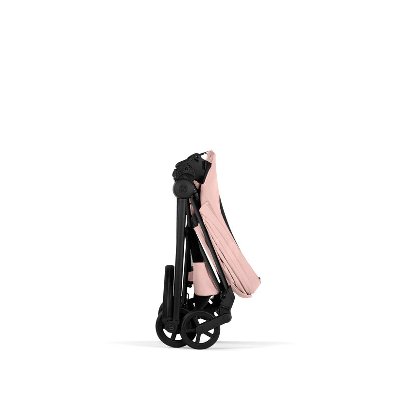 עגלת תינוק סייבקס Peach Pink Mios 4 שלדה שחור מט