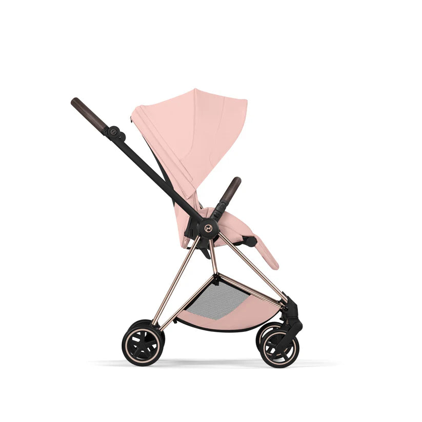 עגלת תינוק סייבקס Peach Pink Mios 4 שלדה רוזגולד