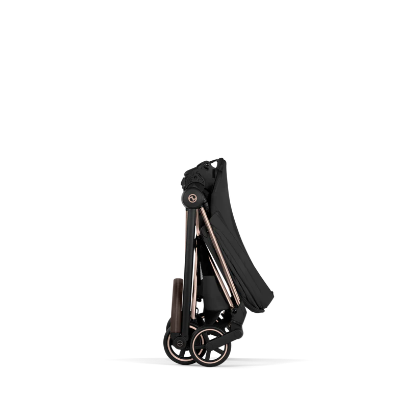 עגלת תינוק סייבקס Sepia Black Mios 4 שלדה רוזגולד