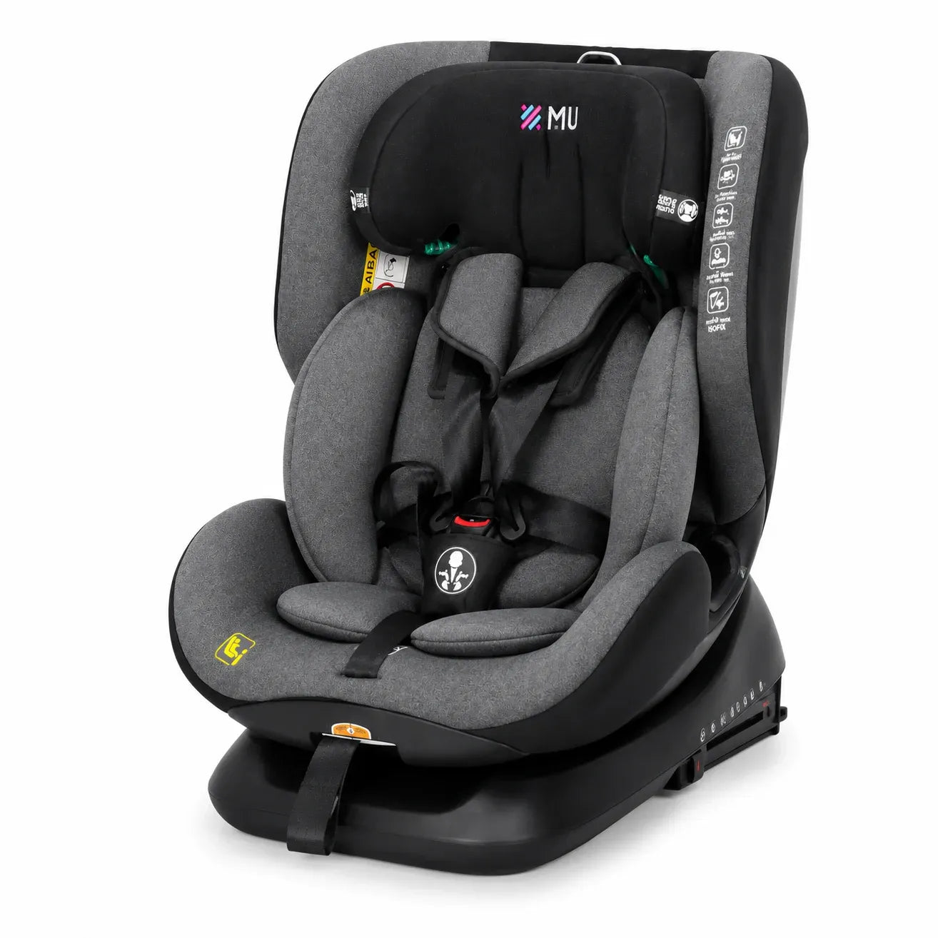 MU כיסא בטיחות מסתובב 360° עם רגלית תמיכה  MCU101