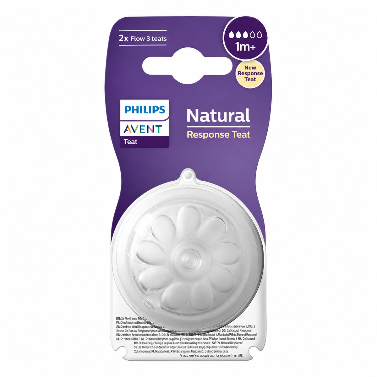 AVENT Natural Respon Flow 3-1m+ פטמה אוונט