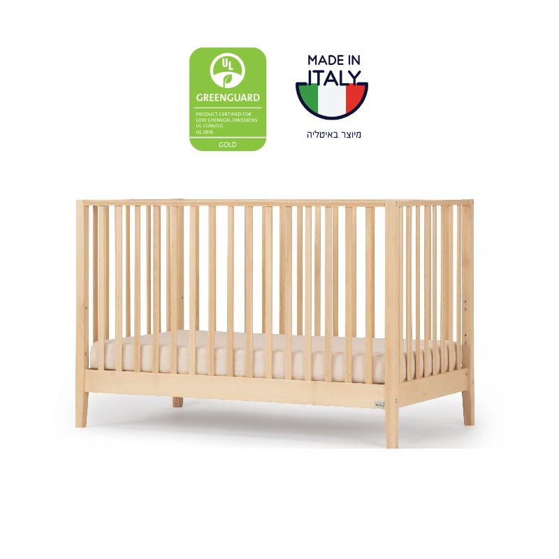 מיטת תינוק להלה מעוצבת מעץ מלא Segal סגל
