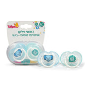 מוצץ סיל' אורטו'ידית-בינוני357זוג1723357