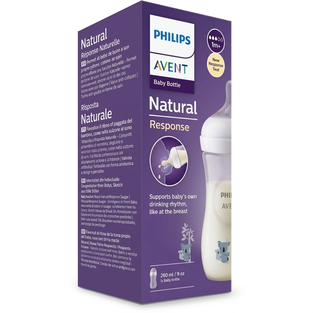 AVENT Natural Resp בקבוק אוונט 260 מ"ל Koala