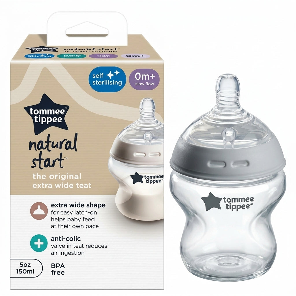 בקבוק האכלה 150 מ''ל Tommee Tippee Natural Start - זרימה איטית