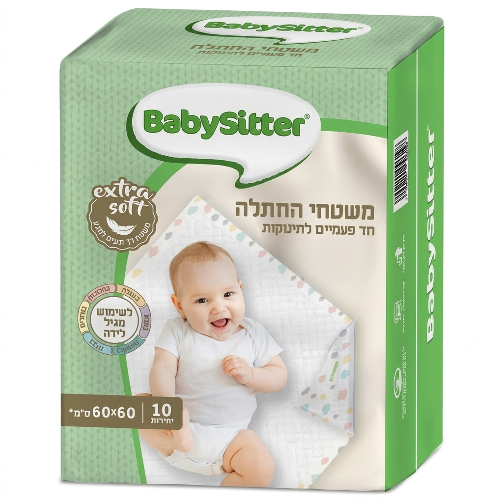 משטחי החתלה חד פעמי בייביסיטר