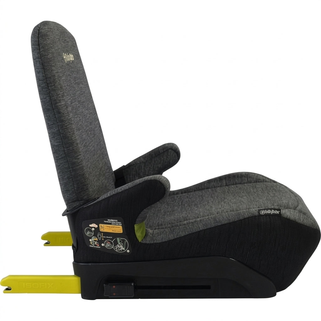 בוסטר הגבהה/גב עם תקן I-Size דגם LYB960 BabySafe - שחור