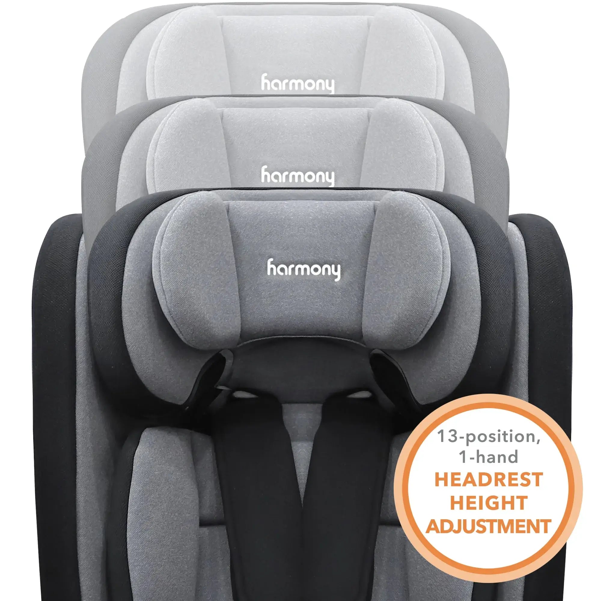 בוסטר רצועות Harmony Phoenix Deluxe I-Size - מתאים לגובה 76-150 ס"מ