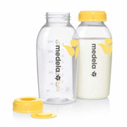Medela 2 בקבוקים +מכסה 250 מל