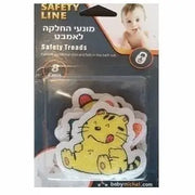 דמויות צבעוניות נדבקות לאמבטיה-מונע החלקה בייבי מישל