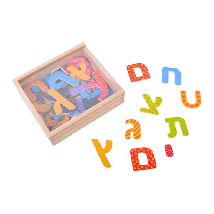 מגנטים בצורת אותיות 54 חלקים