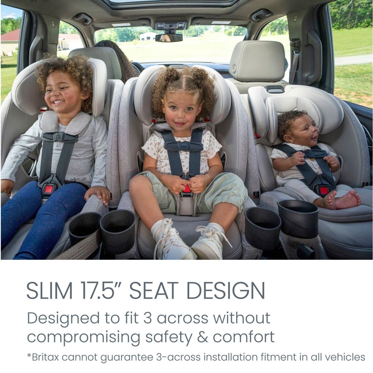 מושב בטיחות משולב בוסטר One4Life Slim ClickTight (בז') Britax