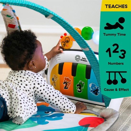 אוניברסיטה מוסיקלית עם פסנתר הקסם 4 ב-1 מבית Baby Einstein