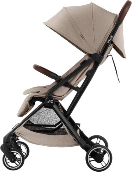 טיולון קומפקטי קיפול ביד אחת Britax Flylite - צבע בז'