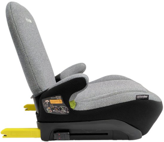 בוסטר הגבהה/גב עם תקן I-Size דגם LYB960 BabySafe - צבע אפור