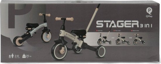 תלת אופן 3 ב-1 דגם Qplay Stager
