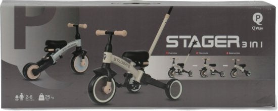 תלת אופן 3 ב-1 דגם Qplay Stager