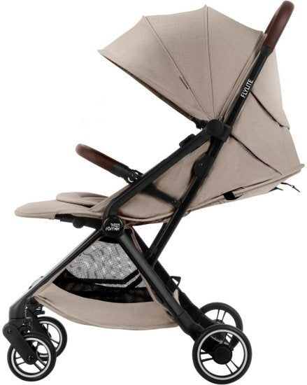 טיולון קומפקטי קיפול ביד אחת Britax Flylite - צבע בז'
