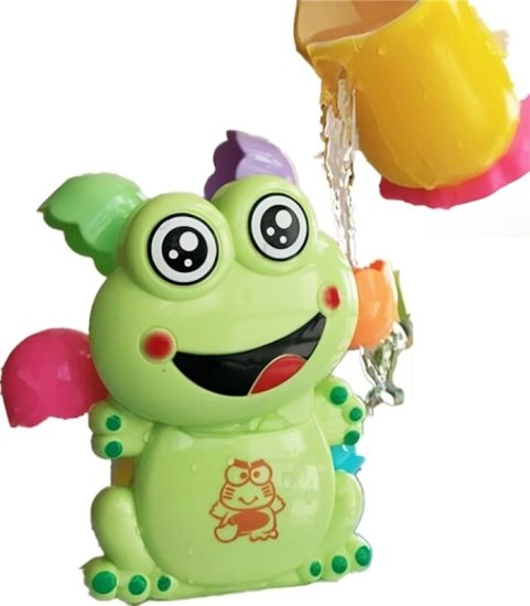 ערכת משחקי אמבטיה צפרדע ושקנאי מבית Pit Toys